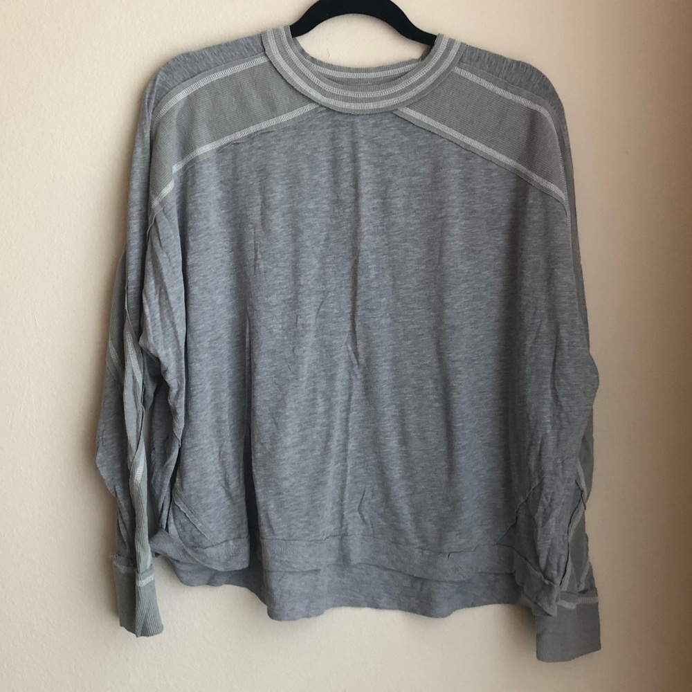 FP Movement Gray All About It Workout Top (Size S)
